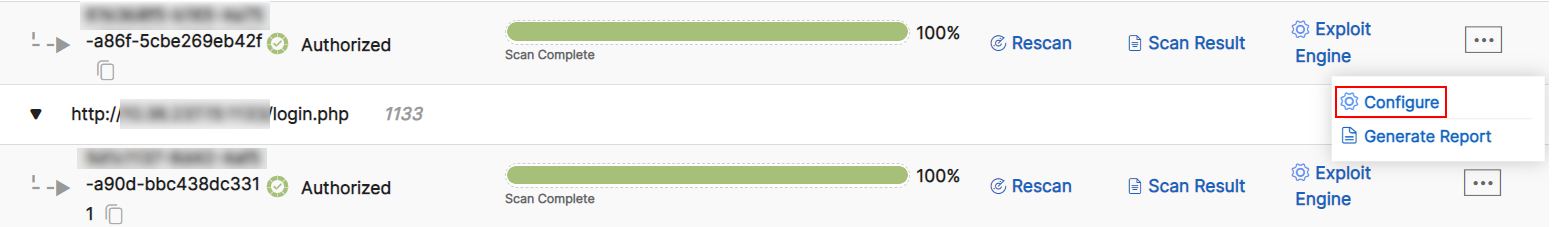 Configuring the Scanner | FortiDAST 23.2.0