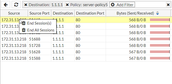 Sessions | FortiWeb 7.0.7 | Fortinet Document Library