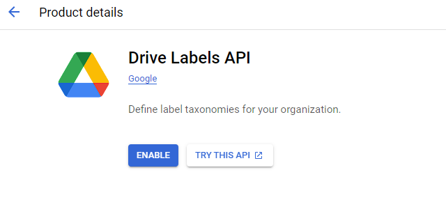 Enable Drive Labels API (Google Workspace Only) | FortiCASB 24.3.a ...