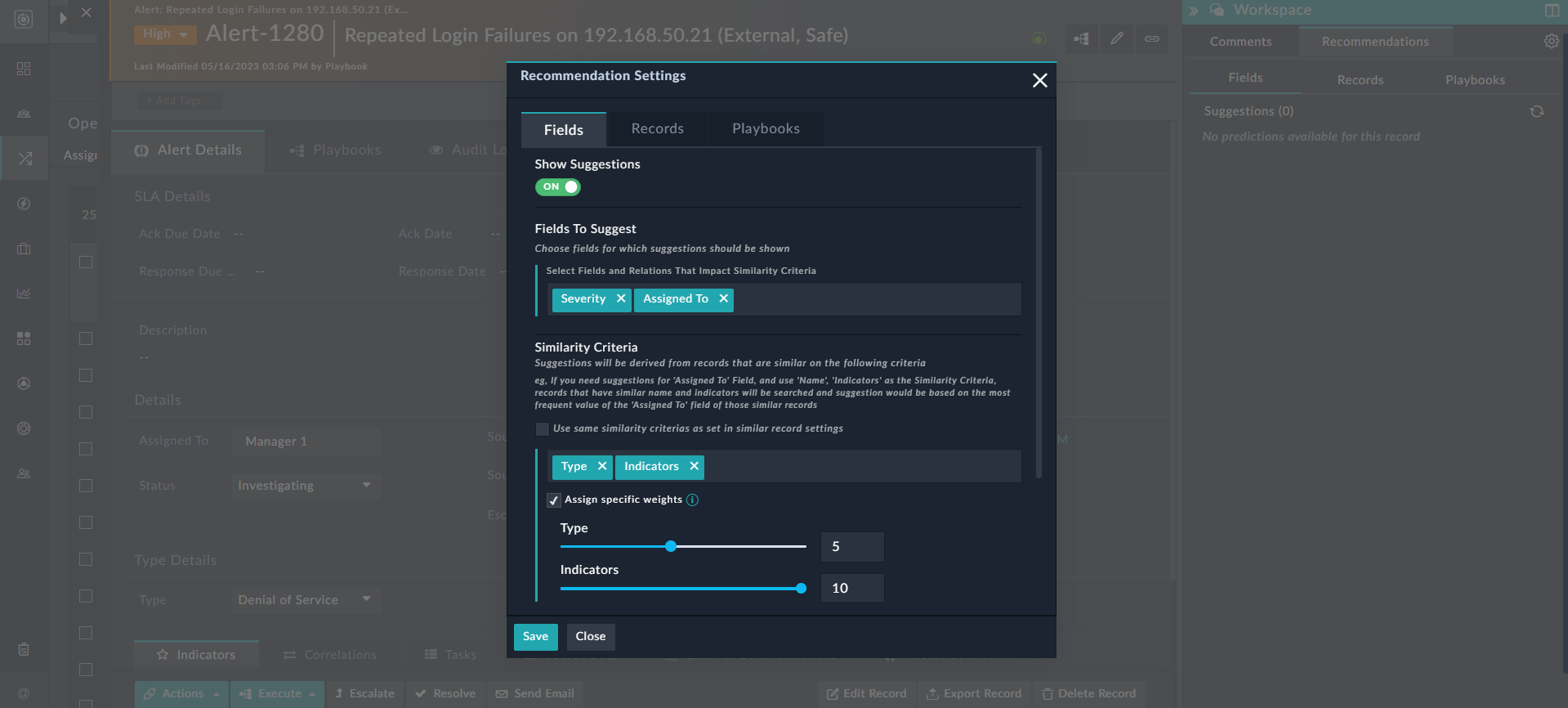 Defining the prediction criteria