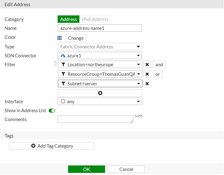 Screenshot displays filter logic option.