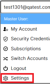 Settings | FortiDAST 24.3.0 | Fortinet Document Library