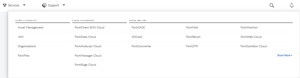 What's New | FortiCloud Services 24.4.0 | Fortinet Document Library