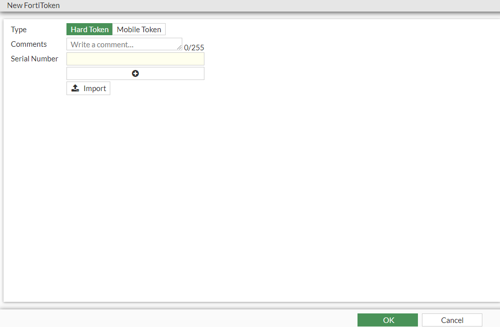 Fortitoken Code Adding a FortiToken to FortiPAM | FortiPAM 1.1.0