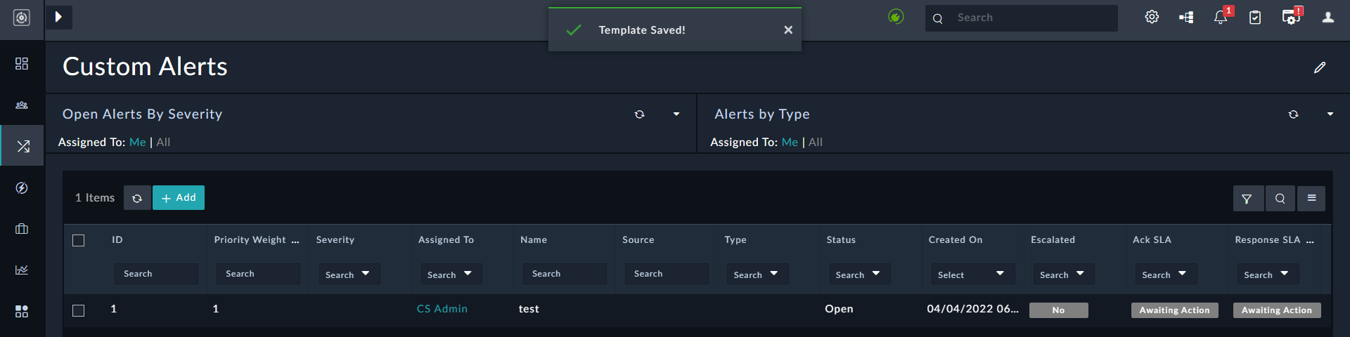 Updated title on record listing view