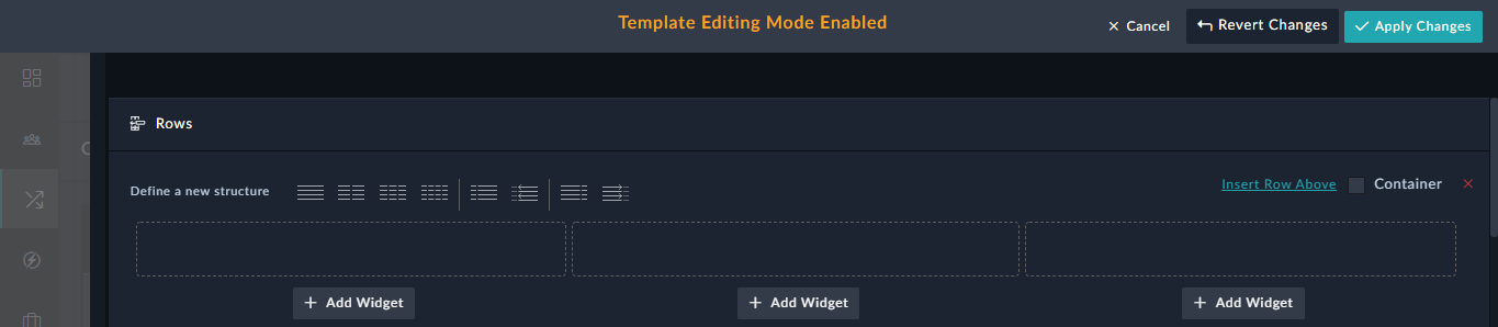 Row Segregation Options - Three column