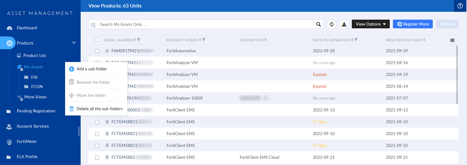 Creating custom views | FortiCloud Services 23.4.a | Fortinet Document ...