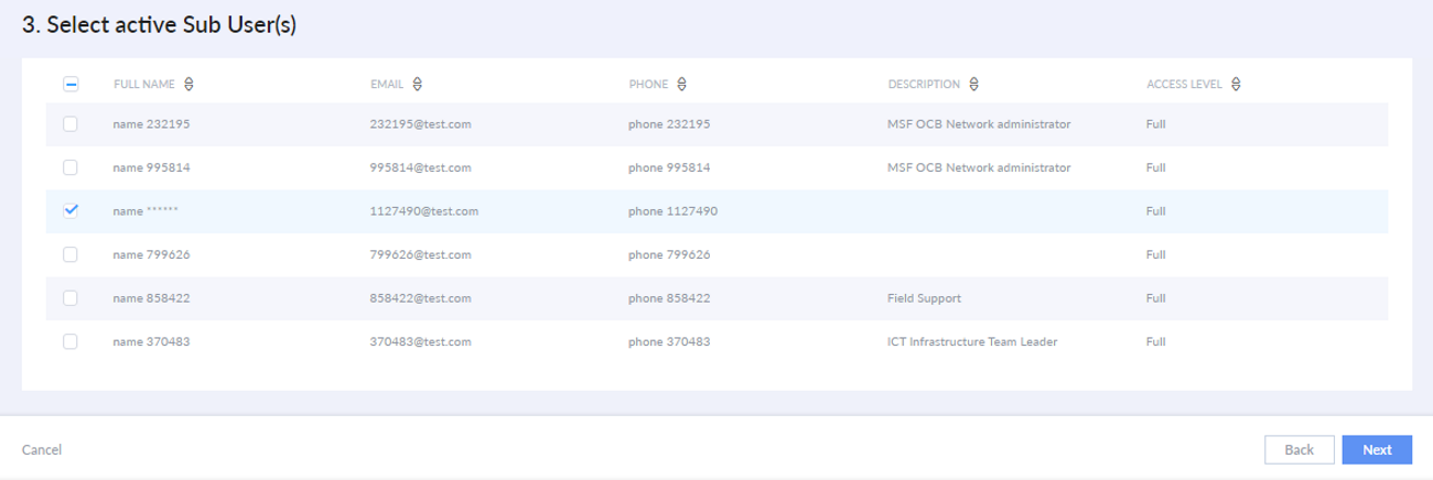 Migrating sub users | FortiCloud Account Services 23.1.a