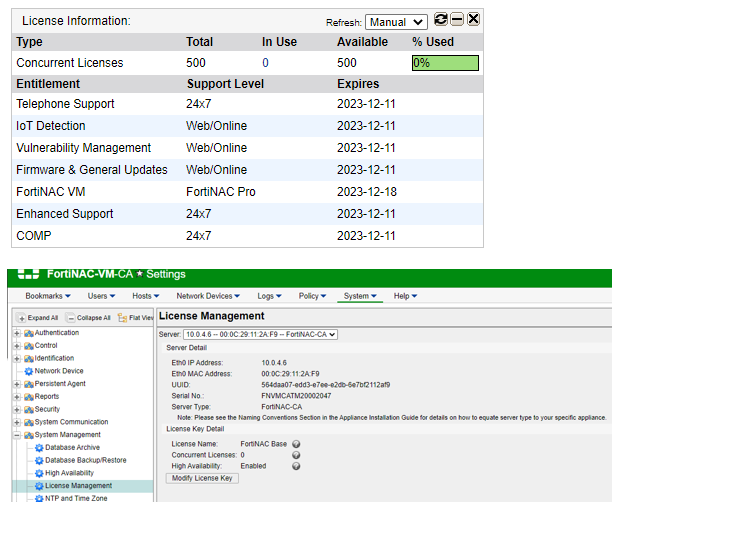 Validate | FortiNAC-F 7.2.0 | Fortinet Document Library