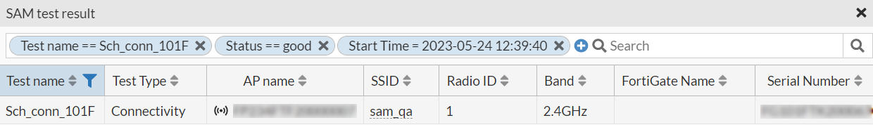 Results | FortiAIOps 2.0.1 | Fortinet Document Library