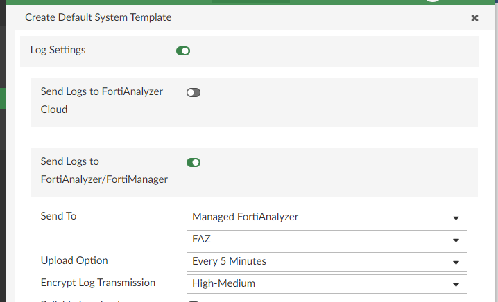 System template | FortiManager 7.4.0 | Fortinet Document Library