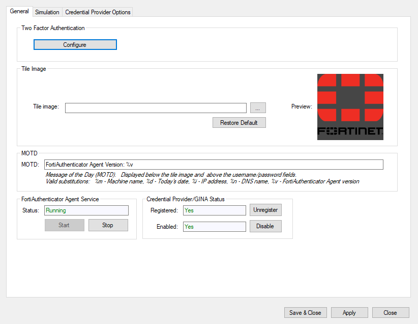 Agent configuration | FortiAuthenticator 6.6.0 | Fortinet Document Library