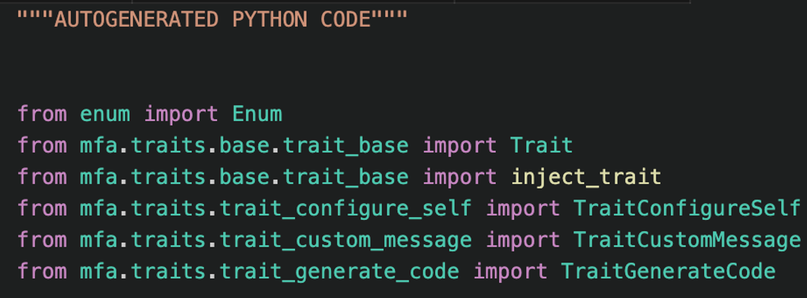 Implementation file-Imports