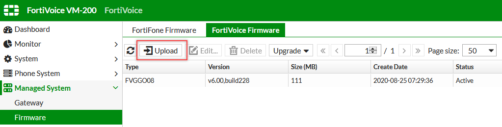 Upgrading the firmware in an HA group | FortiVoice 7.2.0 | Fortinet ...