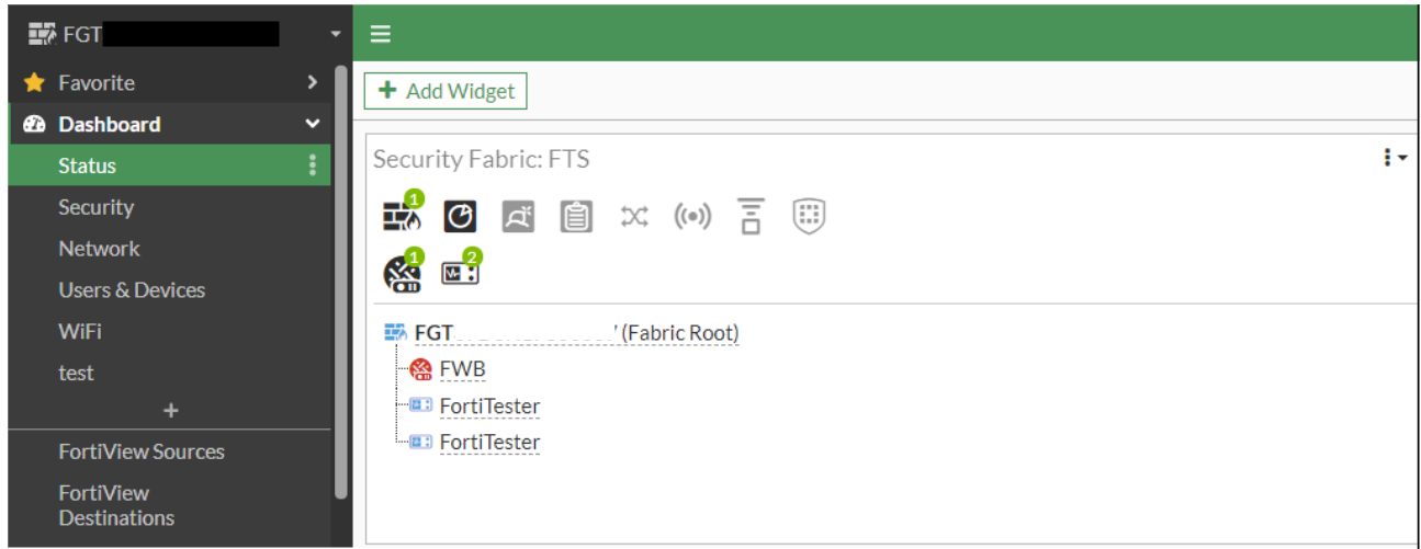 Security fabric | FortiTester 7.4.1 | Fortinet Document Library