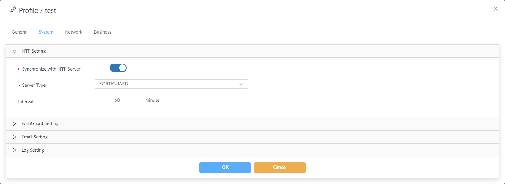 Cloning profiles | FortiManager 6.4.3