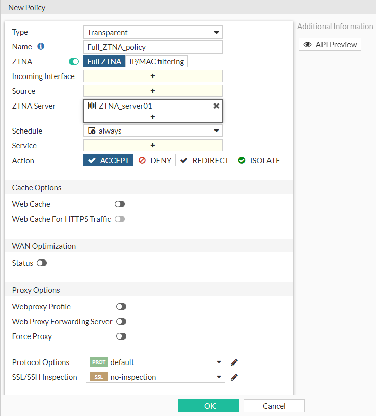 Basic ZTNA configuration | FortiProxy 7.0.19 | Fortinet Document Library