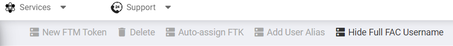 FAC users' name issues on FTC GUI | FortiToken Cloud 23.1.a