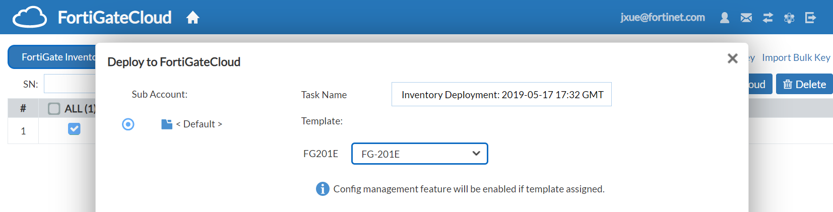 Fortideploy Zero touch provisioning with FortiDeploy | FortiGate / FortiOS 6.4.5 ...