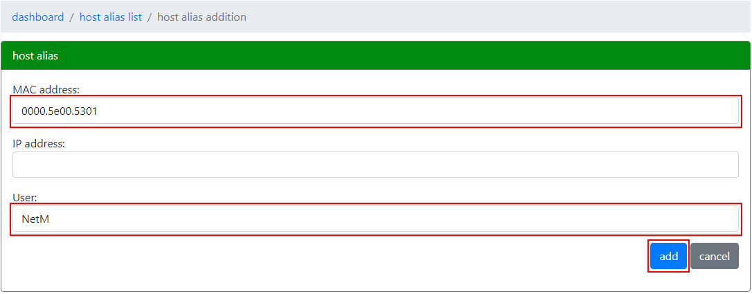 Host Aliasing Setting up host aliases | FortiSwitchNMS 1.13.0 | Fortinet Document Library