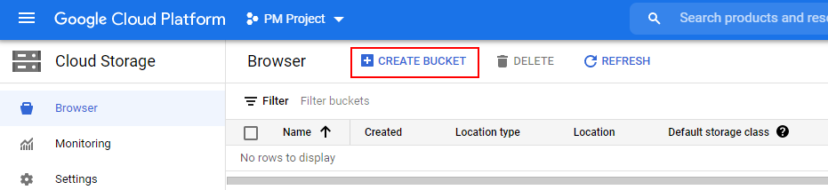 Create a bucket and upload the image file | FortiDeceptor Public Cloud ...
