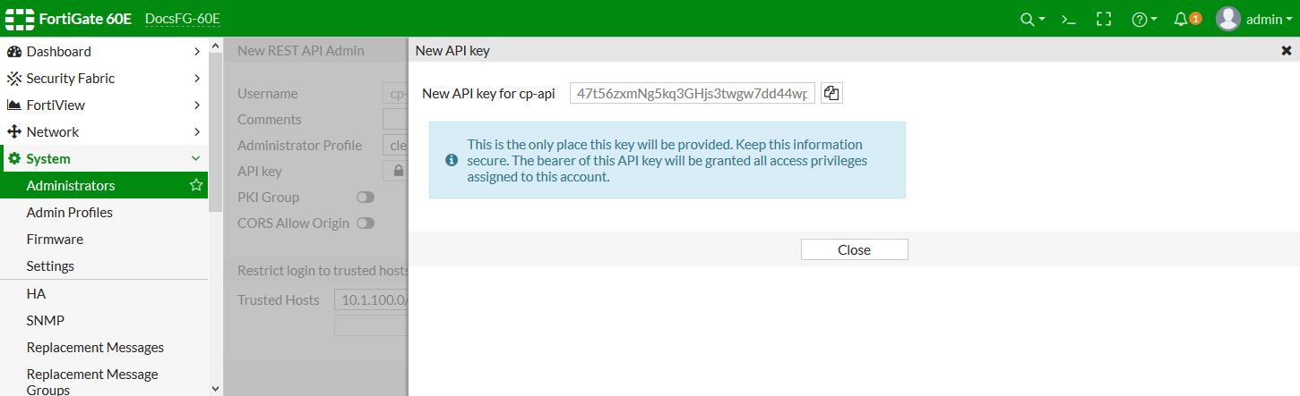 ClearPass integration for dynamic address objects | FortiGate / FortiOS ...