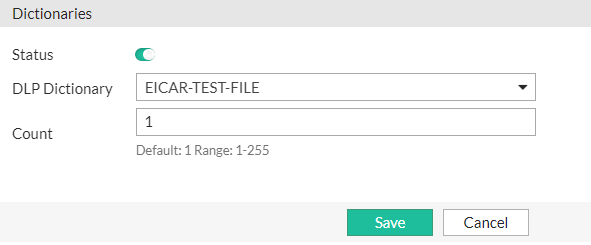 Configuring a DLP Sensor object | FortiADC 7.4.4 | Fortinet Document ...