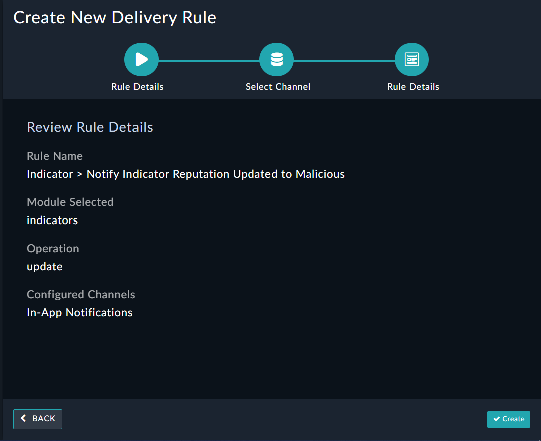 Notifications: Reviewing Rules
