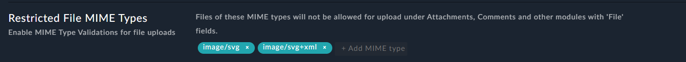 Adding MIME types to enable MIME type validations for file uploads