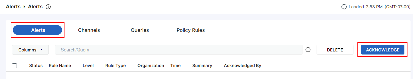 Checking the alerts | FortiDevice 25.2.a | Fortinet Document Library