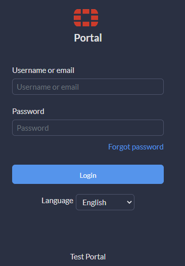 Landing page | FortiPortal 7.2.0