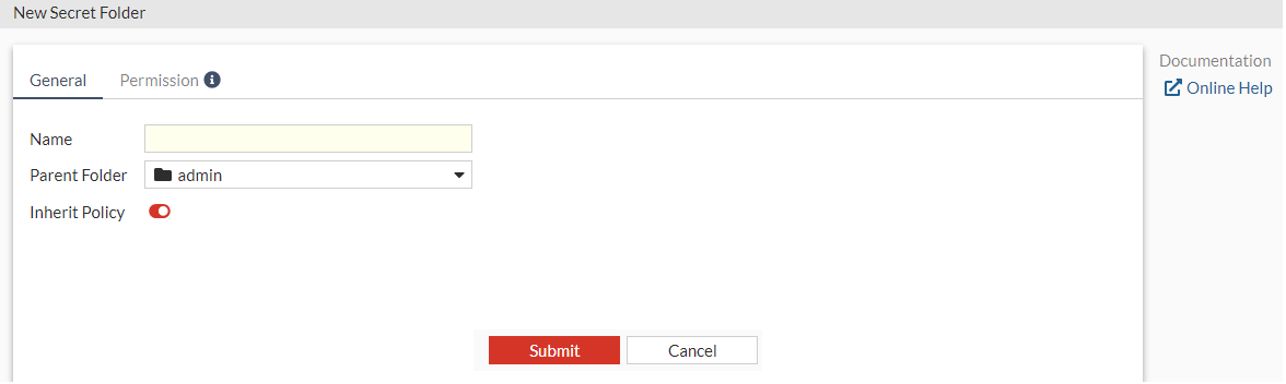 Creating a folder | FortiSRA 1.5.0 | Fortinet Document Library