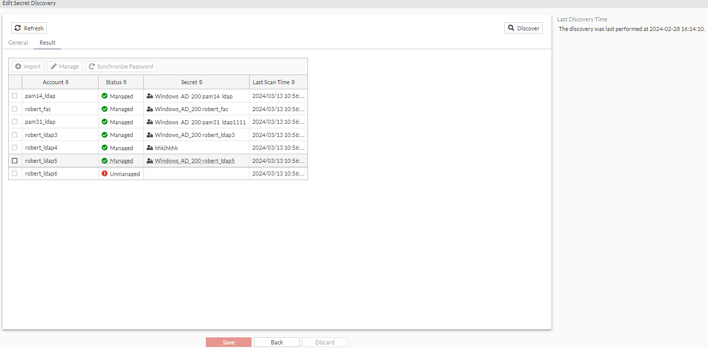 Creating discovery entry | FortiSRA 1.5.0 | Fortinet Document Library