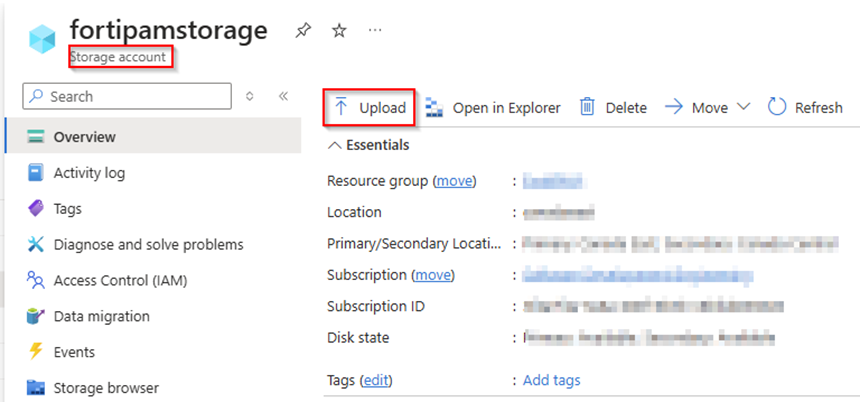Installation on Azure | FortiSRA 1.6.1 | Fortinet Document Library