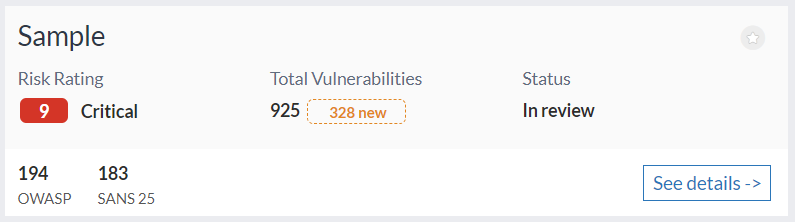 Viewing Scanned Applications | FortiDevSec VM 3.0.1 | Fortinet Document ...