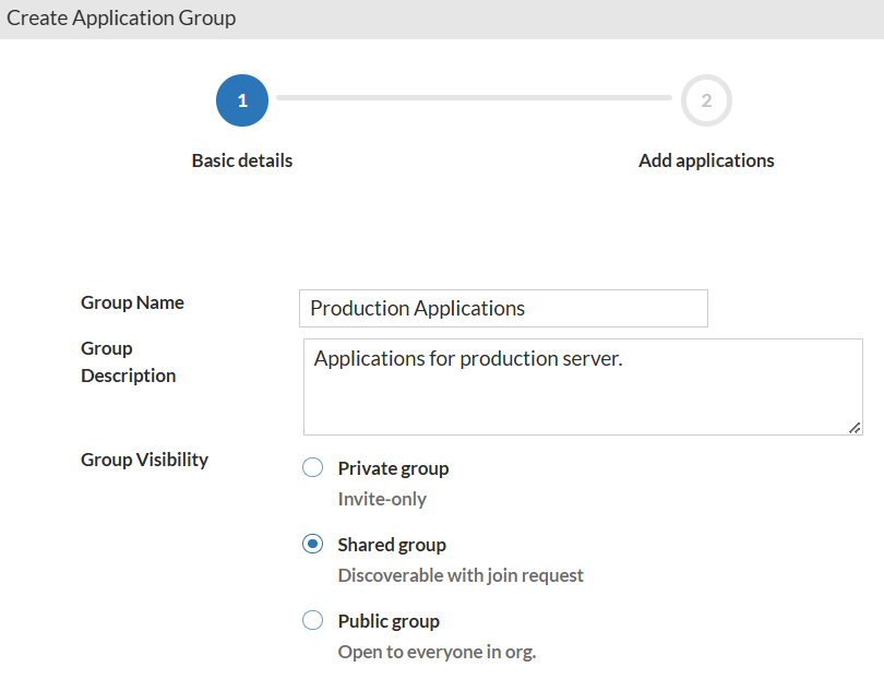 Application Groups | FortiDevSec VM 3.0.1 | Fortinet Document Library