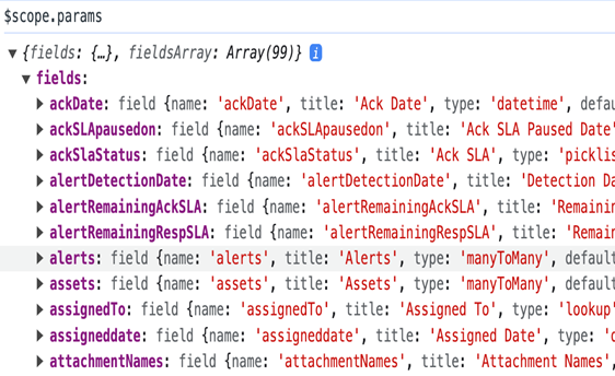 Conditional Filters directive for data-field parameter