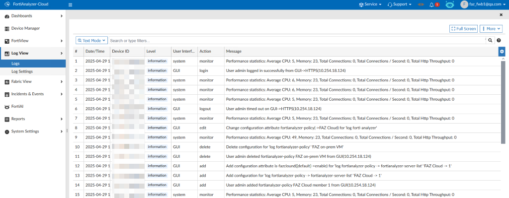 Configuring FortiWeb | FortiAnalyzer Cloud 7.4.7 | Fortinet Document ...
