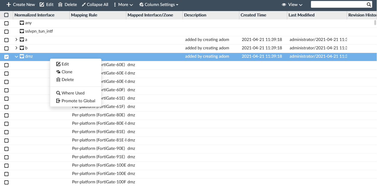Edit or Delete Per-Platform Mapping