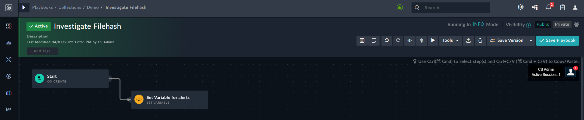 Live Users - Playbook Designer