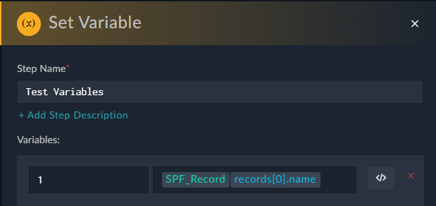 Simplified Expressions - Custom Variable