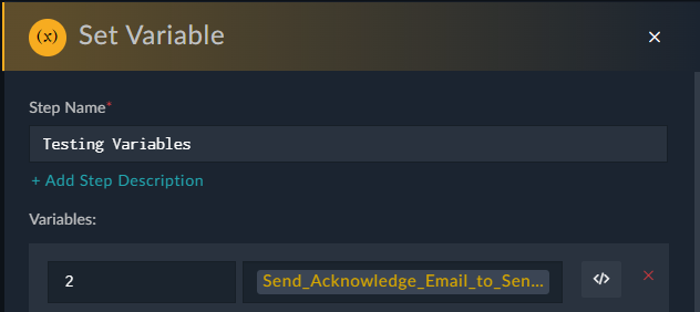Simplified Expressions - Step Result