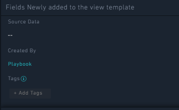 Uncategorized Fields widget output in the view panel