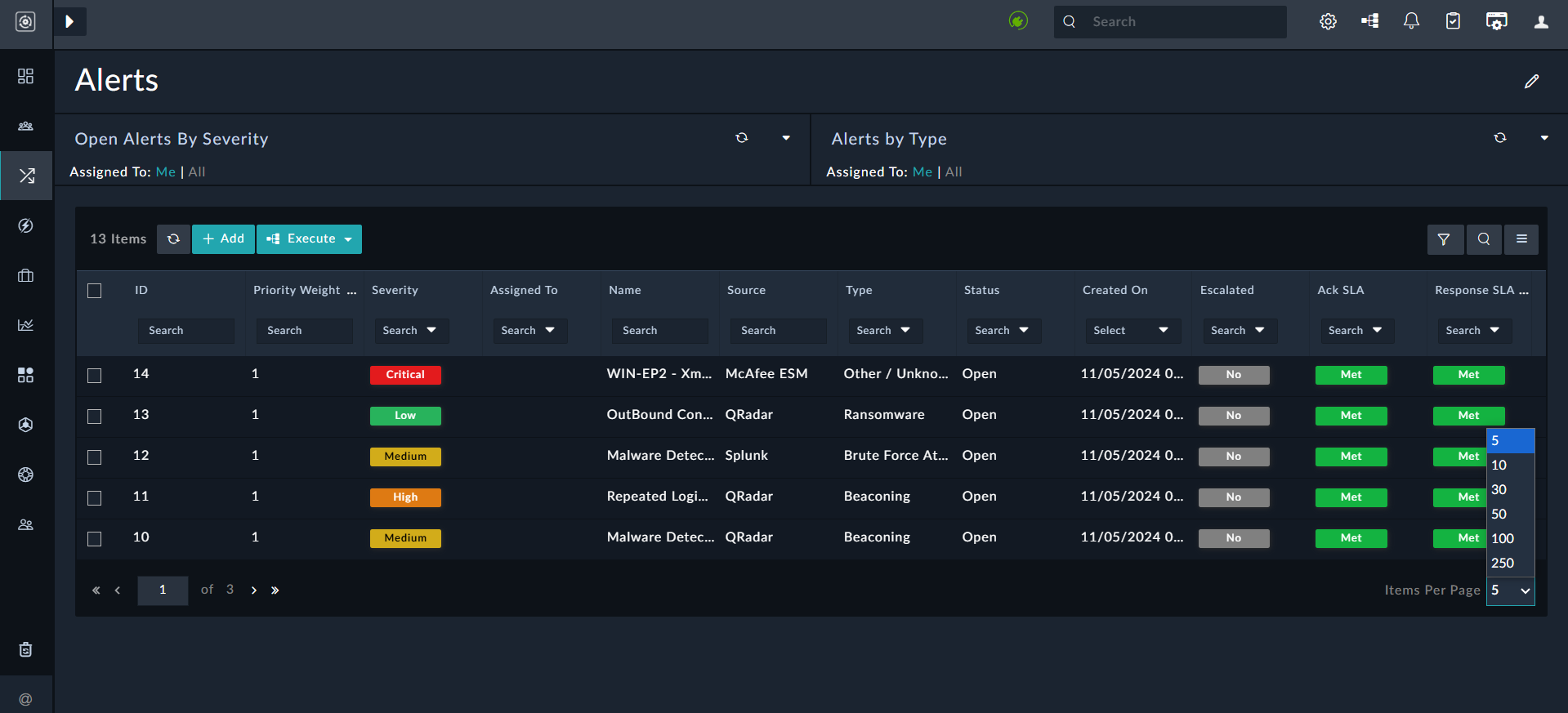 Module List View: Items per page option