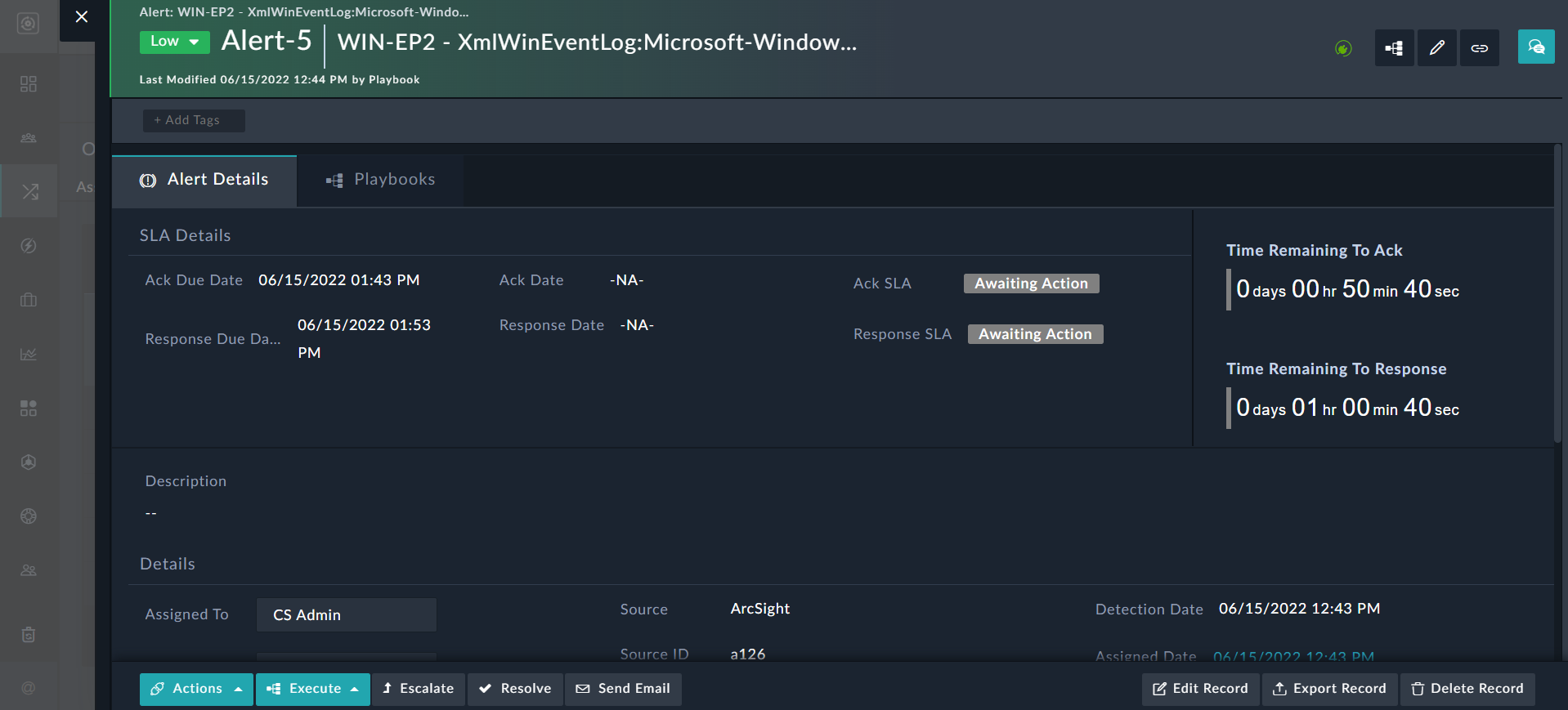 Indicator tab visible