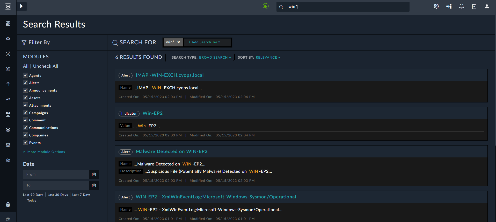 Advanced Search - Using wildcards