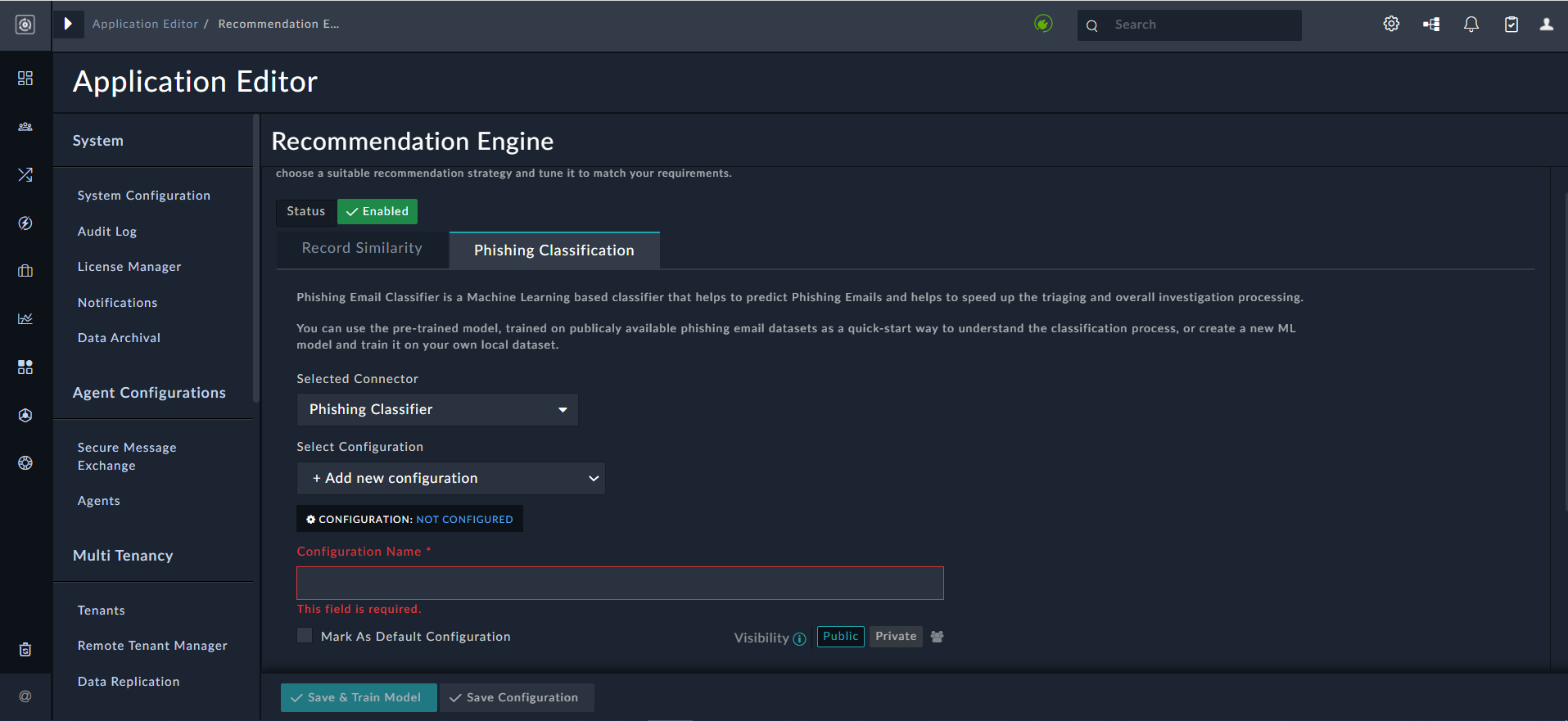 Recommendation Engine - Phishing Classification