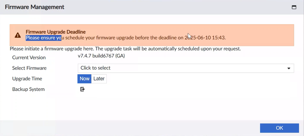 Upgrade information | FortiAnalyzer Cloud 7.4.7 | Fortinet Document Library