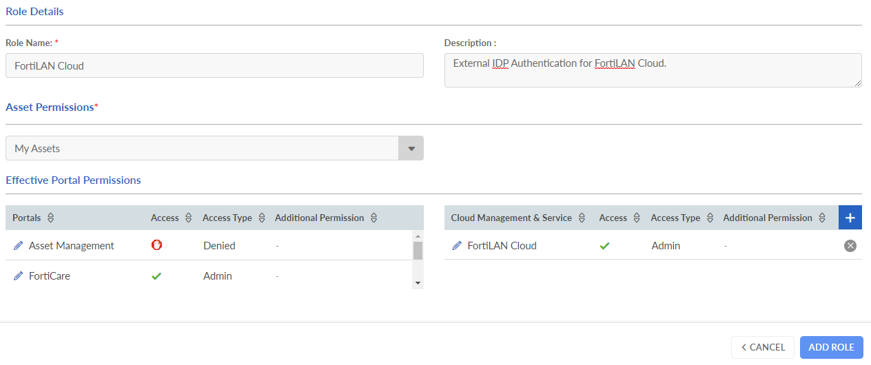 External IDP Authentication | FortiLAN Cloud 22.3.0 | Fortinet Document ...