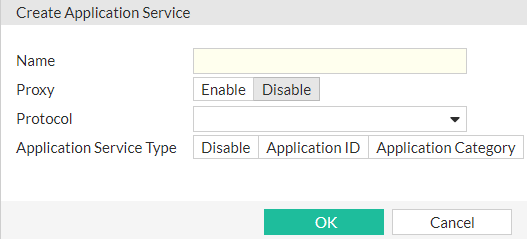 Create or edit an application service | FortiProxy 7.4.2 | Fortinet ...